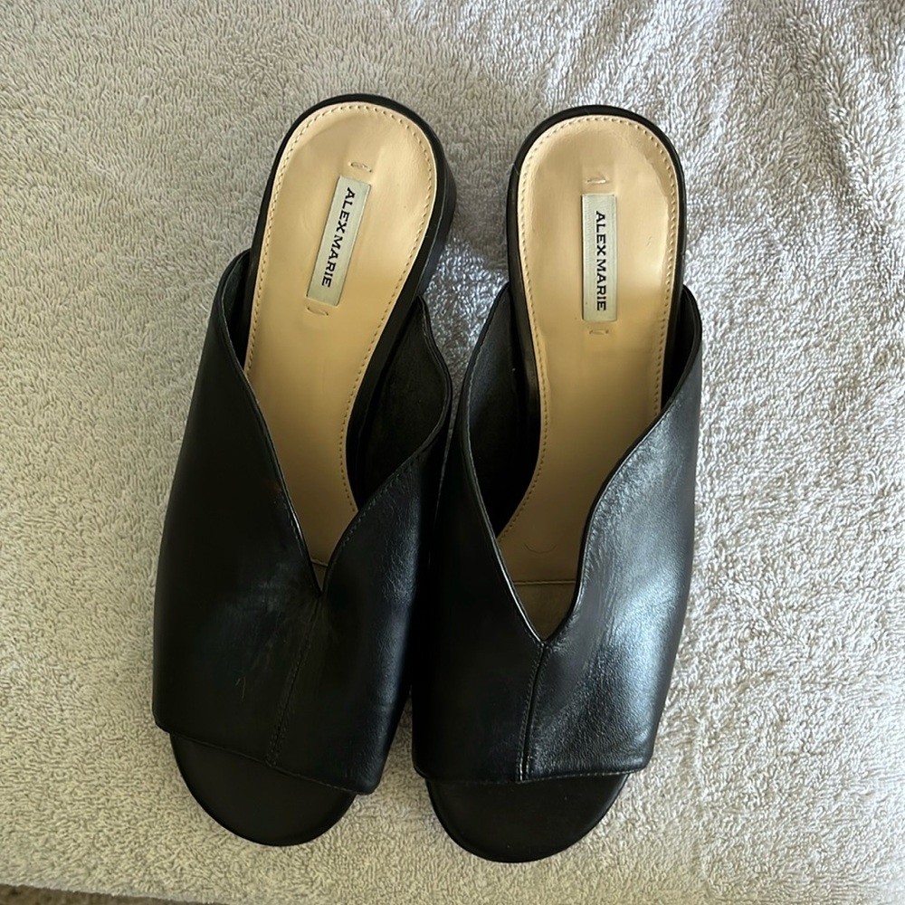 Alex Marie Leather Slip on never worn